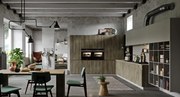 Intrahome  Σύνθεση  Έπιπλο  Κουζίνας  OLIVE/ΜΠΕΖ   02-5441511  χρώματος   βακελιτης Kαπλαμάς  με blum μεντεσεδες  και συρτάρια 10  ΜΕΤΡΑ  ΤΡΕΧΟΝ 02-5441511