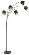 Φωτιστικό Δαπέδου Tommy με μαύρα ή λευκά καπέλα Trio Lighting-R46330579-Μαύρο R46330579