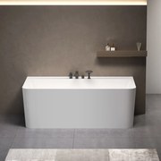 Karag C966 Rhodes Μπανιέρα ελεύθερης τοποθέτησης Λευκή ματ 170x80x59cm