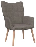 Πολυθρόνα Relax Χρώμα Taupe Υφασμάτινη 327928