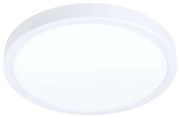 Φωτιστικό Οροφής-Πλαφονιέρα Fueva-Z 98843 28,5x2,8cm Dimmable Led 19,5W White Eglo Ατσάλι,Πλαστικό