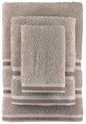 Πετσέτες Μπάνιου (Σετ 3τμχ) Palamaiki Etem Beige 450gsm