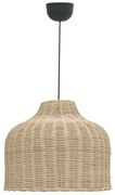 Φωτιστικό οροφής Ziquel Inart rattan σε φυσική απόχρωση Φ42x89εκ