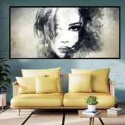 Πίνακας σε Plexiglass με Θέμα “Αρίσβη” σε μαύρη ξύλινη Κορνίζα - 120cmx80cm