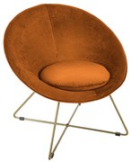 Πολυθρόνα (76x67x73) A-S Evan Armchair Ambre 157066D