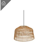 Κρεμαστό Φωτιστικό Οροφής E27 60W IP20 Amalfi LUMAMA050XXHINW New Garden-LUMAMA050XXHINW-Καφέ LUMAMA050XXHINW