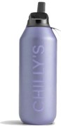 Μπουκάλι Θερμός 500ml Chilly's Series 2 Flip Metallic Lavender
