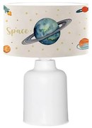 Παιδικό επιτραπέζιο φωτιστικό Saturn πολύχρωμο-λευκό Φ24x32εκ 24x24x32 εκ.