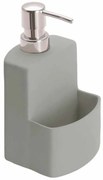Δοχείο Υγρού Πιάτων + Θήκη Για Σφουγγάρι Wenko Festival Grey 3620116100