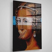 Πίνακας Γυάλινος 401MGN3469 70x100cm Multi Wallity Κάθετοι Γυαλί