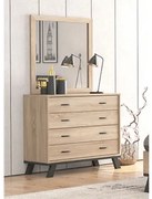 Savvidis Furniture  Τουαλέτα Φ93.5/Y88/B44.5cm No6 Λάττε Μελαμίνη BEST-890028