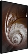 Αφίσα - Winding Staircase - 40x60 - Μαύρο - Χωρίς πασπαρτού