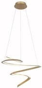 Κρεμαστό Φωτιστικό Οροφής LED 40W Χρυσό Dimmable Flora-600 Sunlight-FLORA-600-Χρυσό FLORA-600
