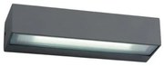 Απλίκα Φωτιστικό Τοίχου LED 12W IP54 3000K Tech 4137602 Viokef-4137602-Ανθρακί 4137602