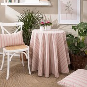 Ροτόντα Prado 06 Pink Teoran Διάμετρος 180cm Φ180 Βαμβάκι-Πολυέστερ