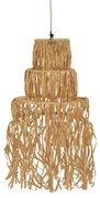 Φωτιστικό Οροφής Nairan Inart E27 Φυσικό Φ30X125 εκ 311-000003-311-000003-Καφέ 311-000003
