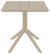 PARIS TAUPE 70X70X74εκ. ΤΡΑΠΕΖΙ ΠΟΛ/ΝΙΟΥ 70X70X74εκ.