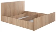 Κρεβάτι ADLER Διπλό Sonoma Oak 160x200 εκ. 170x205x95 εκ.