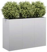 vidaXL Ζαρντινιέρα 120x40x80 εκ. από Γαλβανισμένο Ατσάλι