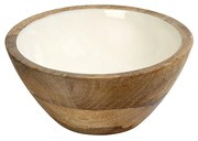 Διακοσμητικό Μπωλ (Φ14x6.5) Espiel Μάνγκο Λευκό AKB101