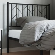 vidaXL Κεφαλάρι Μαύρο 90 εκ. Μεταλλικό