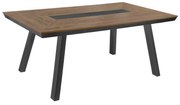 Τραπέζι TABER Αλουμινίου Γκρί με Επιφάνεια Polywood 200x100x75Υ εκ. 200x100x75 εκ.