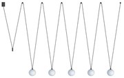 Φωτιστικό Οροφής Sling V 10355 240x42-120cm 5xG9 12W Black-White Nowodvorski