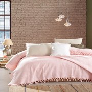 Κουβέρτα Dobby English Rose DimCol Υπέρδιπλo 220x240cm 100% Cotton