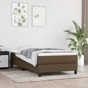 ΠΛΑΙΣΙΟ ΚΡΕΒΑΤΙΟΥ BOXSPRING ΣΚΟΥΡΟ ΚΑΦΕ 80X200 ΕΚ. ΥΦΑΣΜΑΤΙΝΟ 3120471