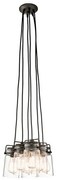 Κρεμαστό Φωτιστικό Οροφής 6xE27 Brinley Elstead Lighting-KL-BRINLEY6-OZ-Μπρονζέ KL-BRINLEY6-OZ