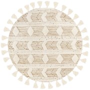 Χαλί Bohist 425 Round Cream-Khaki Me Gusta 160X160 Round