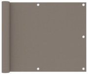 Διαχωριστικό Βεράντας Taupe 75 x 600 εκ. Ύφασμα Oxford