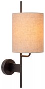 Φωτιστικό Επίτοιχο Lucide 68211-81-30 MAGIC Μαύρο Ματ (Black Mat)|Μπεζ/Κρεμ (Beige/Creme)