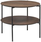 Τραπέζι Σαλονιού (Φ63.2x52) A-S Kemi Walnut 197756Α