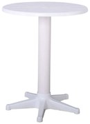 Τραπέζι Κήπου Gaz Ε395,1 Φ60cm 73cm White