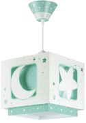 Παιδικό Φωτιστικό Οροφής Μονόφωτο Ango Moon Green 63232 H