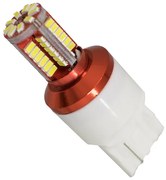 Λαμπτήρας LED T20 7440 με 57 SMD Can Bus 3014 Ψυχρό Λευκό GloboStar 88922