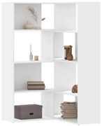 vidaXL Βιβλιοθήκη Γωνιακή 4 Επ. Λευκή 85x85x140 εκ Επεξ. Ξύλο