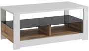 Τραπέζι Σαλονιού Aydos 382NRC1533 90x45x37cm White-Oak
