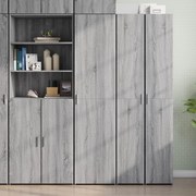 vidaXL Ντουλάπι Γκρι Sonoma 45x42,5x185 εκ. από Επεξεργασμένο Ξύλο