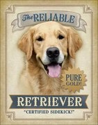 Μεταλλική πινακίδα Reliable Retriever