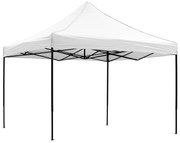 ΚΙΟΣΚΙ/GAZEBO MATTHEW HM6310 ΠΤΥΣΣΟΜΕΝΟ-ΣΚΕΛΕΤΟΣ ΜΕΤΑΛ.ΜΑΥΡΟΣ-ΛΕΥΚΟ ΥΦΑΣΜΑ 3x3x3,10Yμ (1 Τεμμάχια)