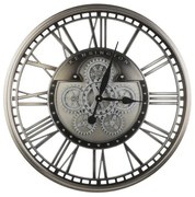 Ρολόι Τοίχου Νίκελ Αντικέ Φ70cm Kenema 425531 Eglo 425531