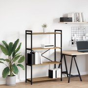 vidaXL Βιβλιοθήκη artisan δρυς 80 x 30 x 118 εκ Επεξεργασμένο ξύλο