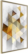 Αφίσα - Gold-Plated Enamel - 40x60 - Χρυσό - Χωρίς πασπαρτού