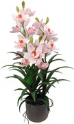 Supergreens Τεχνητό Φυτό Ορχιδέα \&quot;Cymbidium Orchid\&quot; Ροζ 70 εκ.