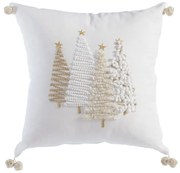 Χριστουγεννιάτικο Μαξιλάρι (45x45) Nef-Nef Homeware Gold Trees