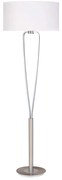 Φωτιστικό Δαπέδου Paris II 160x50cm Nickel Mat 400200107 Trio Lighting Μέταλλο,Ύφασμα