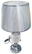 Επιτραπέζιο Φωτιστικό - Πορτατίφ Ασημί
