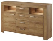 Μπουφές 36116-SKN-21 Βελανιδί 155x96x40cm Melamine